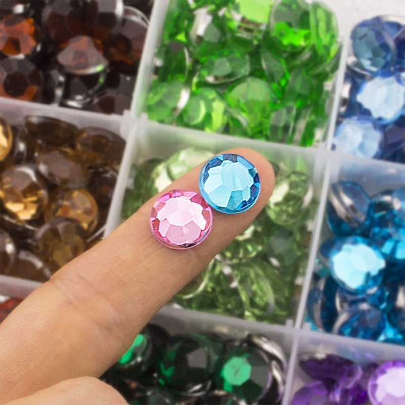 Summer-Ray.com Summer-Ray 10mm Assorted Color Rhinestones in Storage Box Value Pack - Image 2